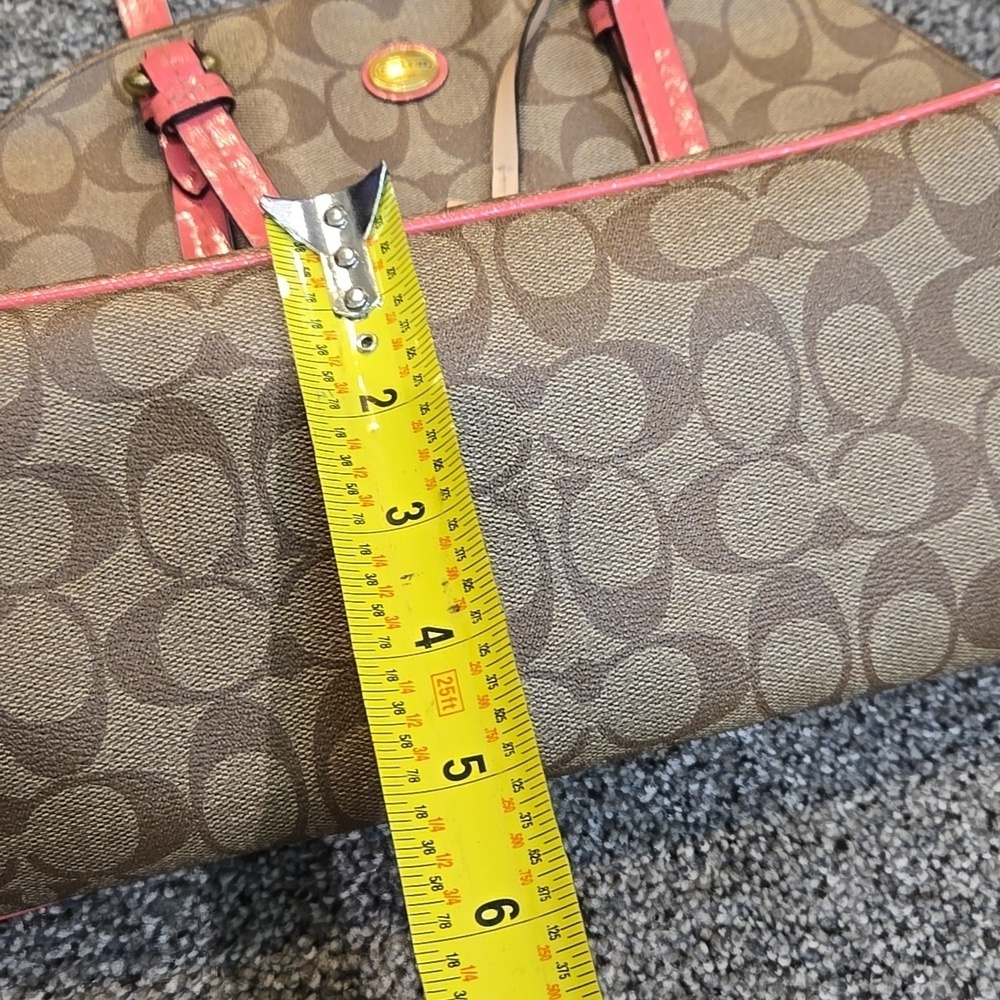 Coach Women Peyton Signature Cora Logo Domed Satchel F24606 - Picture 6 of 12